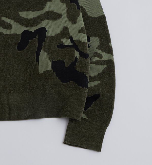  「KOOKYN MOHAIR BLEND CAMO CREWNECKSWEATER」|ニット・セーター|