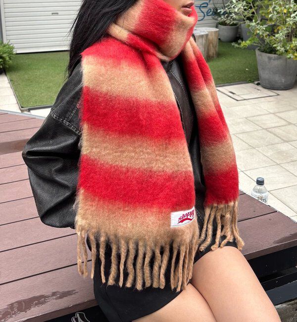  「SLOPPYボーダーマフラー」|マフラー|