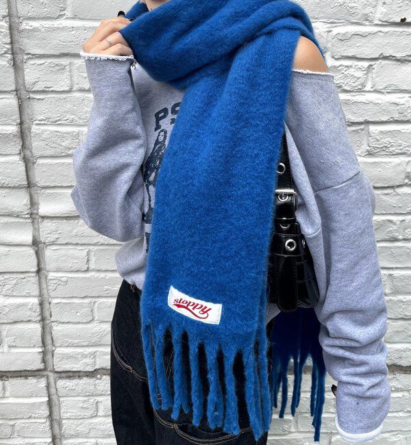  「スロッピーアソートマフラー」|マフラー|ブルー