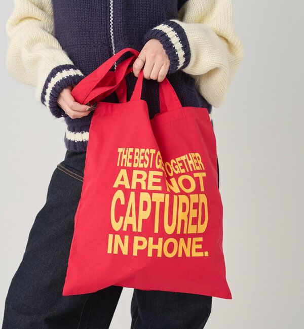  「【WEB限定】メッセージロゴトートバッグ」|トートバッグ|