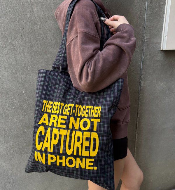  「【WEB限定】メッセージロゴトートバッグ」|トートバッグ|