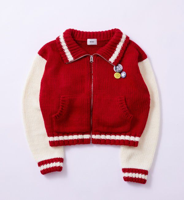  「ニットスタジャン」|カーディガン|