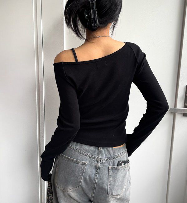  「アイレットオフショルトップス」|Tシャツ・カットソー|