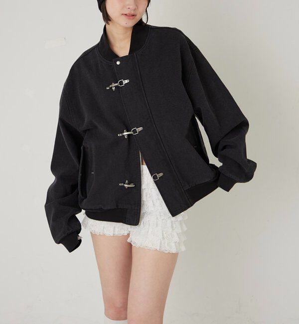  「【UNISEX】KOOKY'NファイヤーマンダックMA1」|ブルゾン・スタジャン|