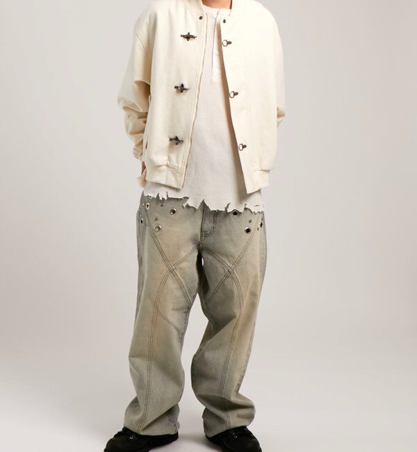  「【UNISEX】KOOKY'NファイヤーマンダックMA1」|ブルゾン・スタジャン|