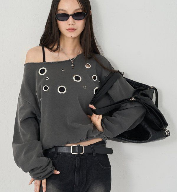  「オーバルサングラス」|ピアス|