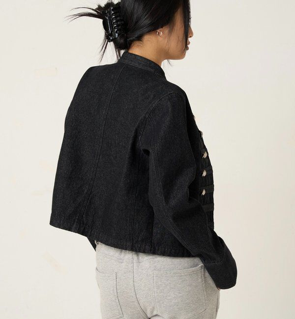  「ナポレオンデニムジャケット」|ブルゾン・スタジャン|