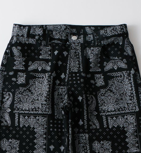  「アソート柄フレアパンツ」|チノ|