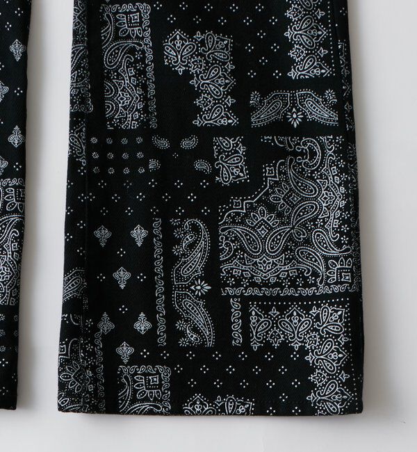  「アソート柄フレアパンツ」|チノ|