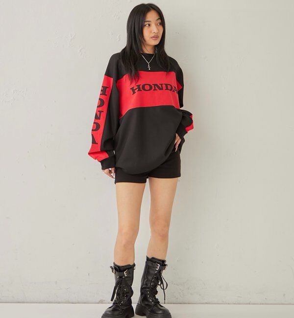  「【HONDA&times;Sourcream】 BMX LONG SLEEVE TEE」|Tシャツ・カットソー|