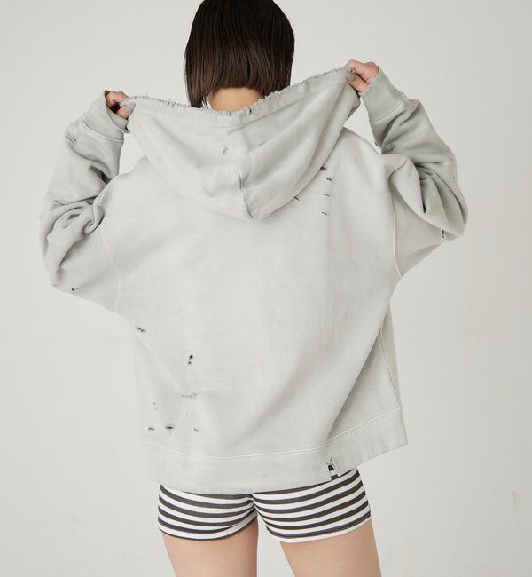  「【FromVintage】ダメージパーカー」|パーカー|