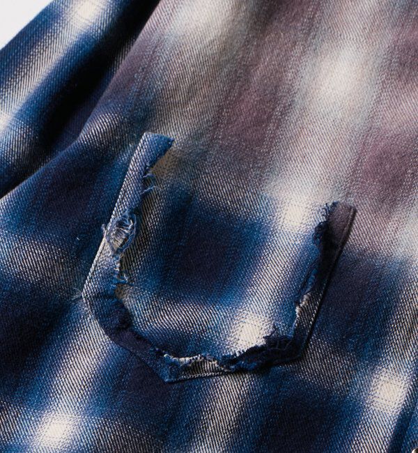  「【FromVintage】ダメージチェックシャツ」|シャツ・ブラウス|