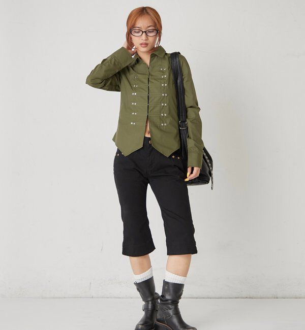  「ナポレオンコンパクトシャツ」|シャツ・ブラウス|