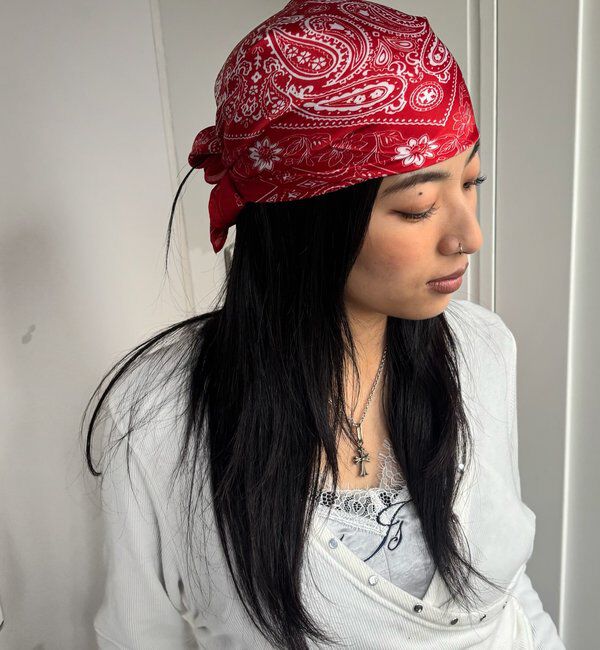  「バンダナ」|サングラス|レッド