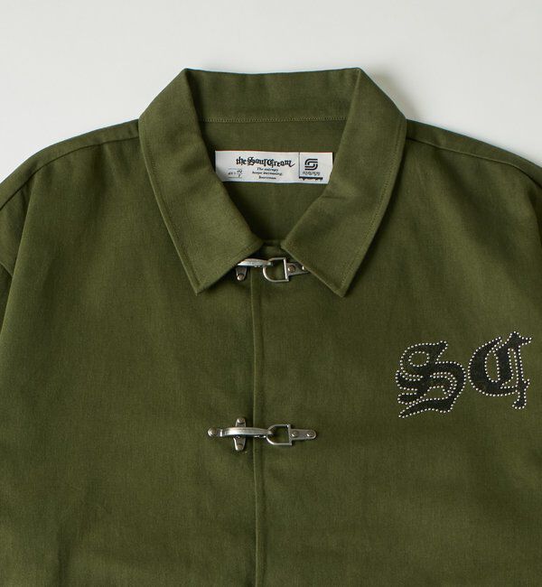  「【UNISEX】Sourcreamファイヤーマンシャツブルゾン」|シャツ・ブラウス|