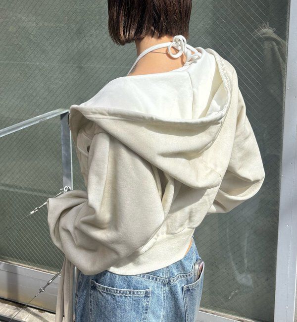  「カップ付きアイレットホルターキャミ」|キャミソール|