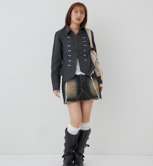  「レースガータートップス」|Tシャツ・カットソー|