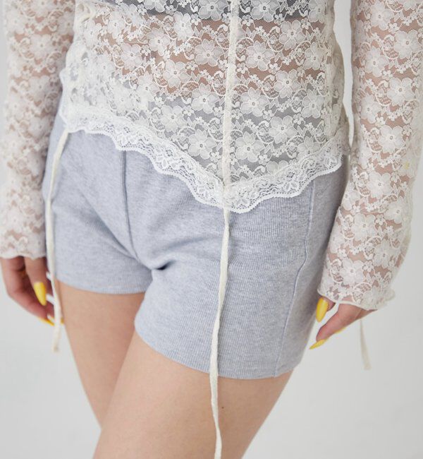  「レースガータートップス」|Tシャツ・カットソー|
