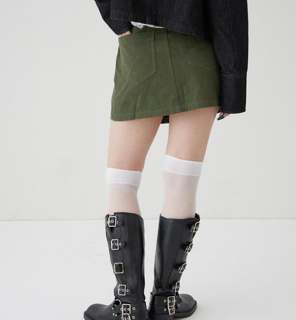  「ファイヤーマンミリタリーラップスカート」|スカート|
