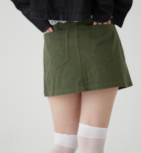  「ファイヤーマンミリタリーラップスカート」|スカート|