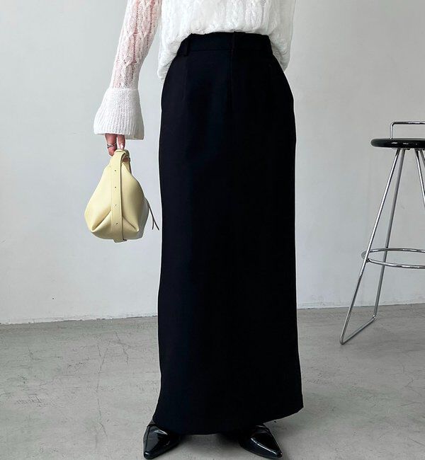  「【累計1万枚突破/全骨格◎/低身長サイズ】マキシIラインスカート」|スカート|