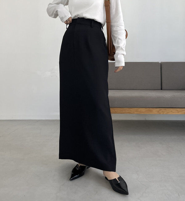  「【累計1万枚突破/全骨格◎/低身長サイズ】マキシIラインスカート」|スカート|