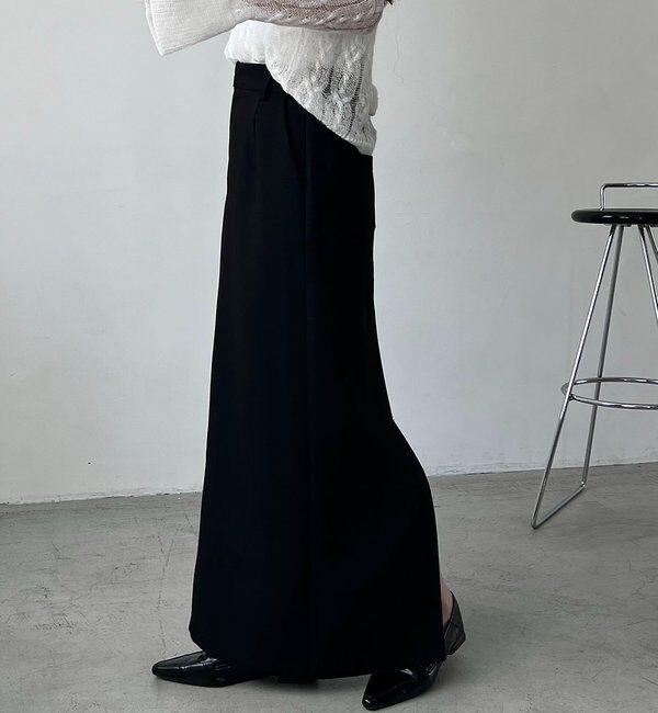  「【累計1万枚突破/全骨格◎/低身長サイズ】マキシIラインスカート」|スカート|