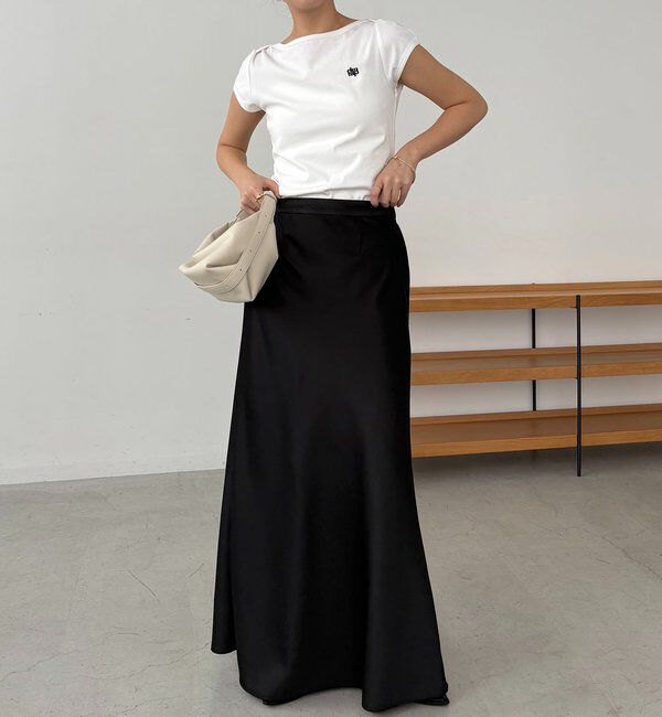  「【サイズ展開あり・新色/ブラウン】バイアススカート」|スカート|