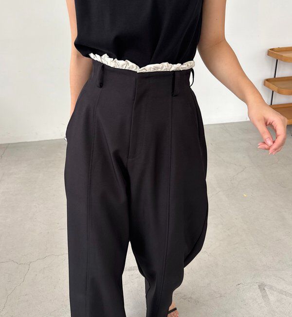  「フリルウエストパンツ」|チノ|