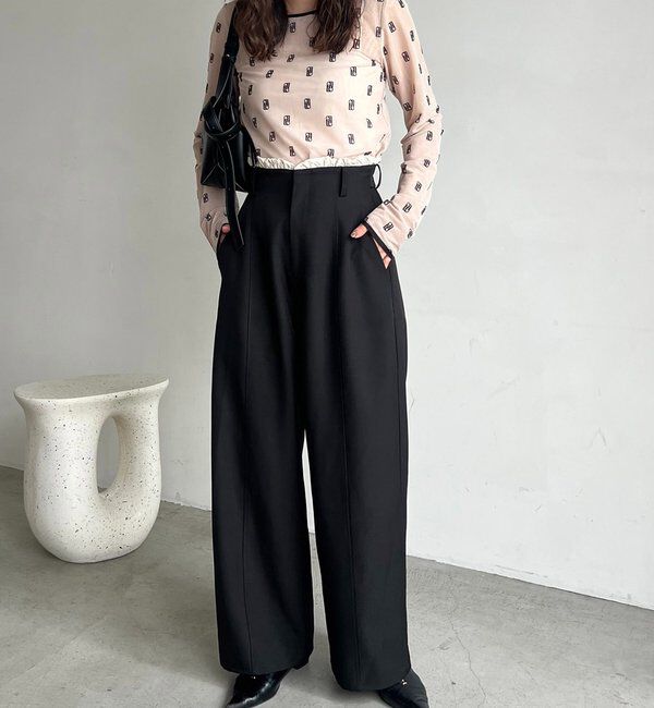  「フリルウエストパンツ」|チノ|