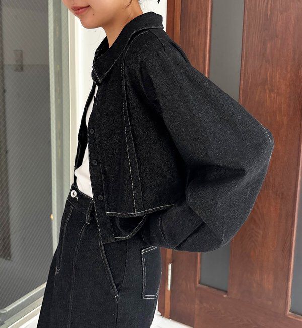  「【セットアップ対応】コットンクロップシャツ」|シャツ・ブラウス|