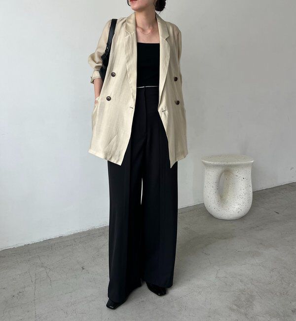  「【全骨格細見え/オフィスコーデにも◎】ライトテーラージャケット」|テーラードジャケット|