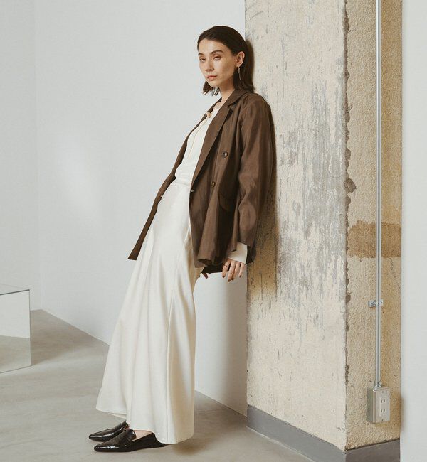  「【全骨格細見え/オフィスコーデにも◎】ライトテーラージャケット」|テーラードジャケット|