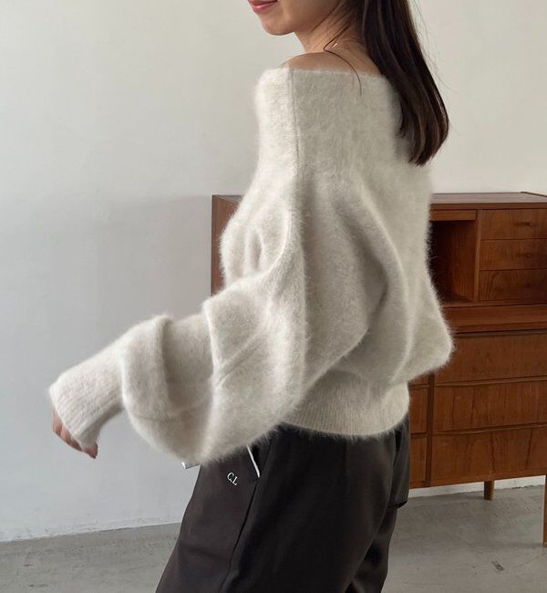  「【上質な着心地/全骨格細見え】〈C.L〉FOXカシミアドルマンニット」|ニット・セーター|