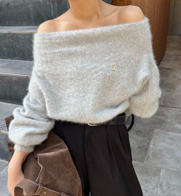  「【上質な着心地/全骨格細見え】〈C.L〉FOXカシミアドルマンニット」|ニット・セーター|