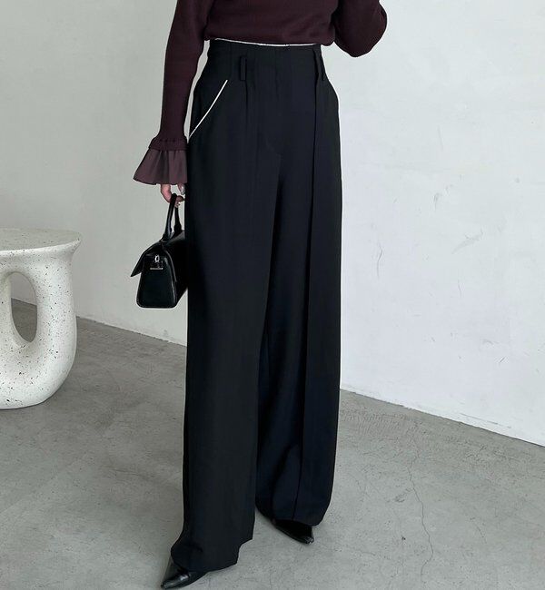  「〈C.L〉カットオフハイウエストパンツ」|チノ|