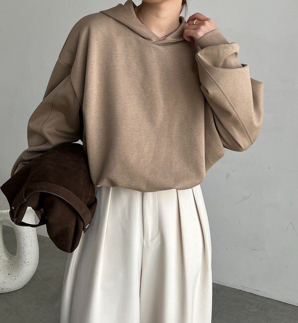  「【軽量/滑らかな着心地】バルーンフーディ」|Tシャツ・カットソー|