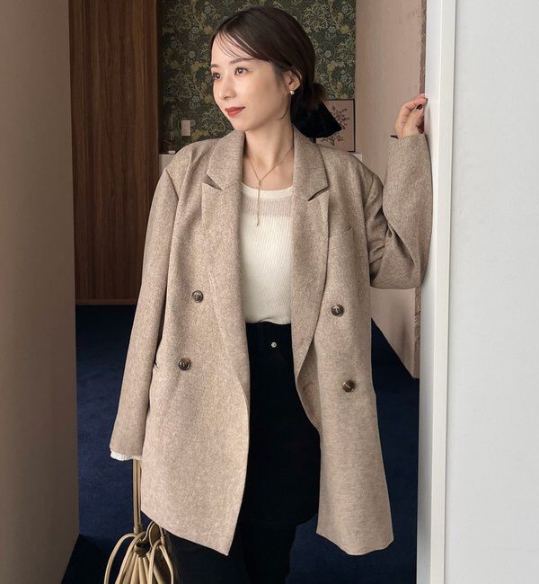  「【CAPRICIEUX LE'MAGE&times;nanacoコラボ】ツイードジャケット」|テーラードジャケット|