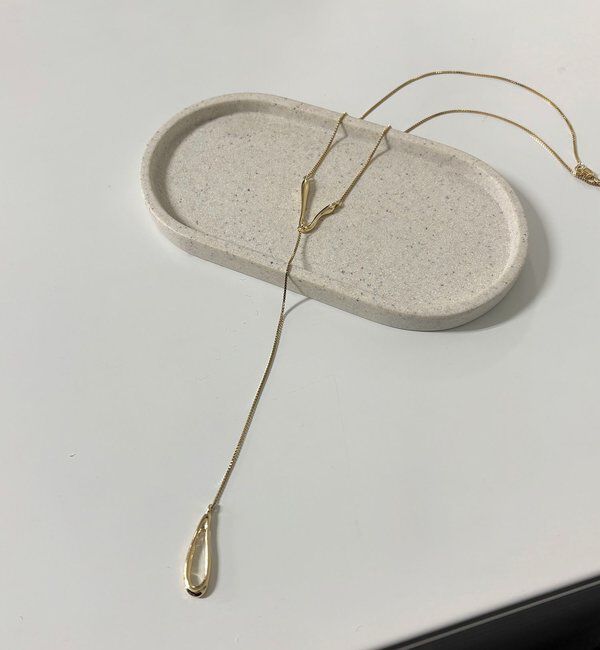  「〈GOLDY/ゴールディ〉ドロップYネックレス」|リング|ゴールド