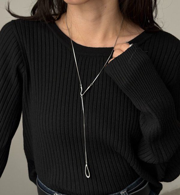  「〈GOLDY/ゴールディ〉ドロップYネックレス」|リング|