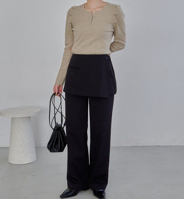  「ホックヘンリーパフニット」|ニット・セーター|