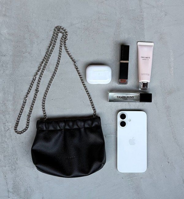  「チェーンギャザーポーチバッグ」|その他|