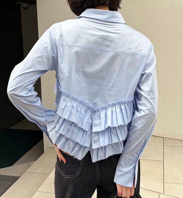  「裾フリルシャツ」|シャツ・ブラウス|