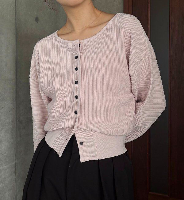  「プリーツパフカーディガン」|カーディガン|