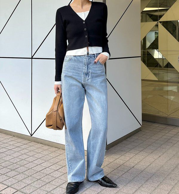  「バイカラーレイヤードカーディガン」|カーディガン|