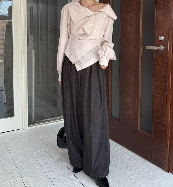  「【2WAY】カシュクールシャツ」|シャツ・ブラウス|