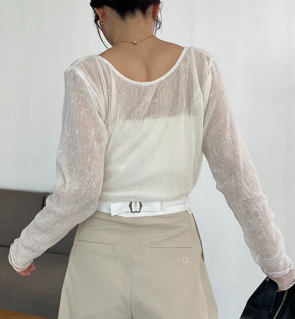  「【リバーシブル/前後2WAY】ワッシャーリバプルオーバー」|Tシャツ・カットソー|