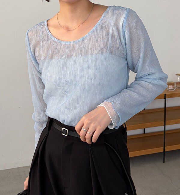  「【リバーシブル/前後2WAY】ワッシャーリバプルオーバー」|Tシャツ・カットソー|