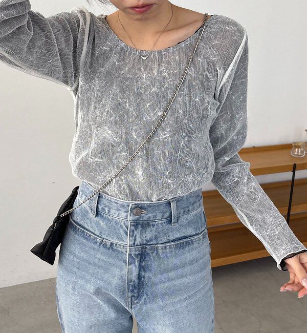  「【リバーシブル/前後2WAY】ワッシャーリバプルオーバー」|Tシャツ・カットソー|