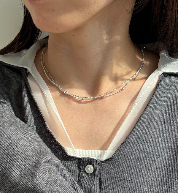  「〈GOLDY/ゴールディ〉ビーズチェーンSETネックレス」|リング|